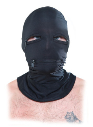 Zipper Face Hood